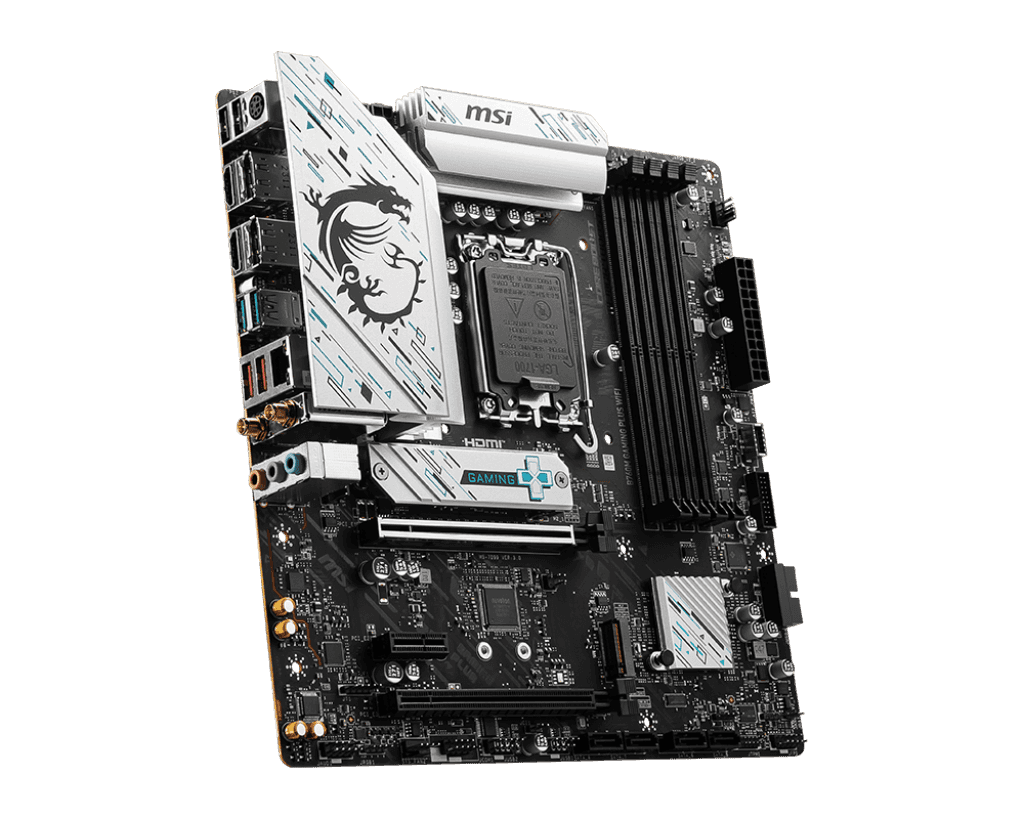 MSI MSI B760M GAMING PLUS WIFI Motherboard, Intel LGA 1700, DDR5 Support, Wi-Fi 6E, & PCIe 4.0 Performance | 911-7D99-060 - thumbnail 4