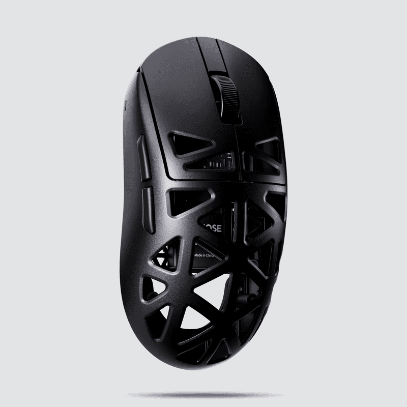 MCHOSE MCHOSE A7X Ultra Magnesium Alloy Wireless Gaming Mouse, PAW3950TI Sensor, 8K Polling, & ICEFLOW Glacier Coating, Black | MC-A7X-2 - thumbnail 2