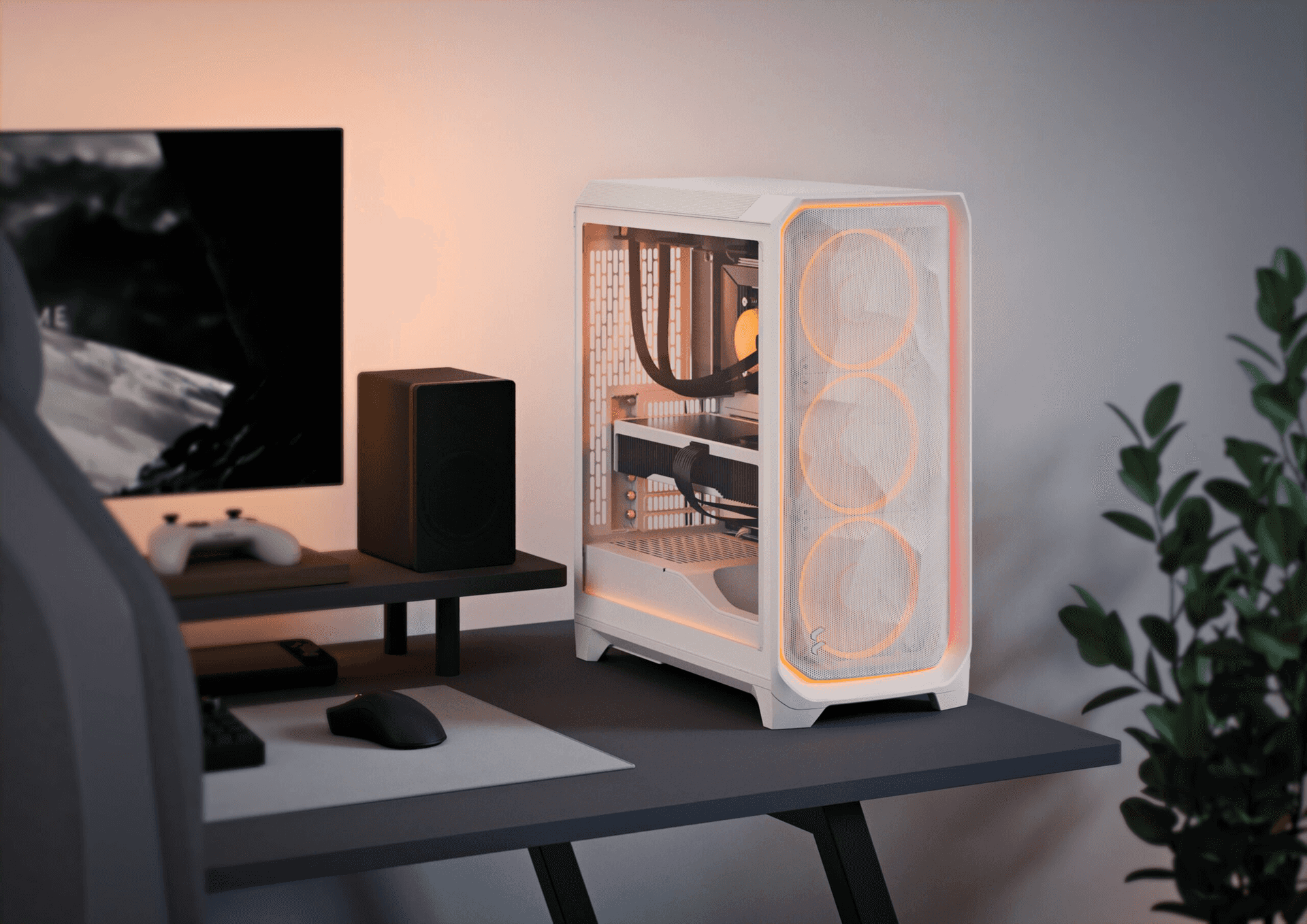 Nanotech APEX AI & ML Workstation: Intel Core Ultra 9, RTX 5090 White OC, 64GB DDR5, 8TB NVMe, 1200W - thumbnail 2