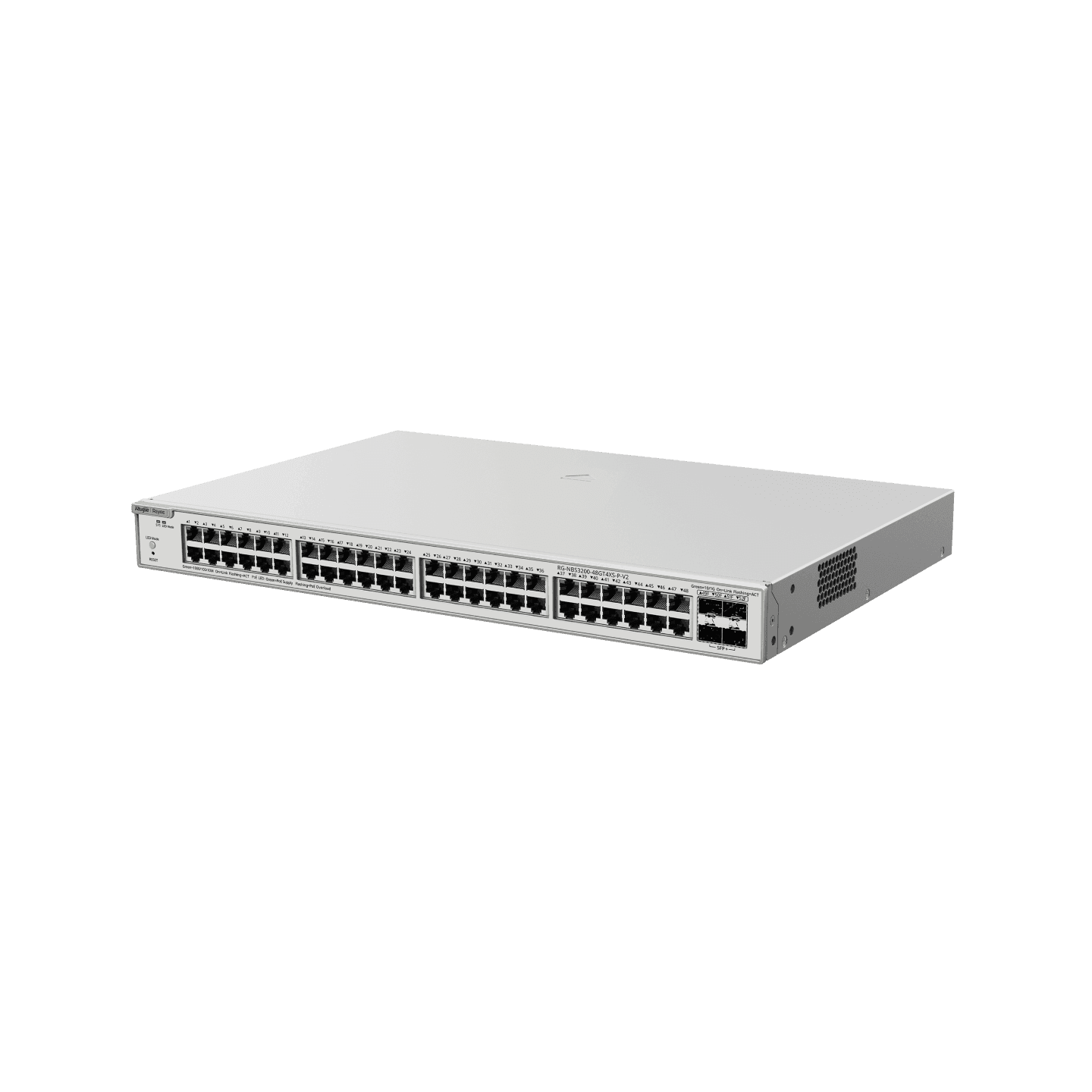 Ruijie RG-NBS3200-48GT4XS-P-V2, 48-Port Gigabit Layer 2+ Cloud Managed PoE Switch, 4 x 10G Uplinks - thumbnail 4