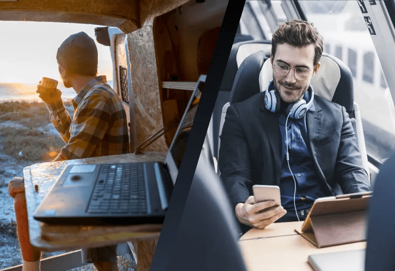 NETGEAR Nighthawk M3 5G Mobile Hotspot Router, Unlocked AX3600 WiFi 6, Up to 2.5Gbps 5G Speeds, 2.4” Touch Screen, 5185mAh Battery | MH3150-100EUS thumbnail 6