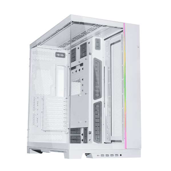Lian Li  O11 DYNAMIC EVO XL Full-tower White Computer Case, Normal Mode/ Reverse Mode, Multiple I/O Ports, 7 Drives Capacity |  O11DEXL-W thumbnail 1