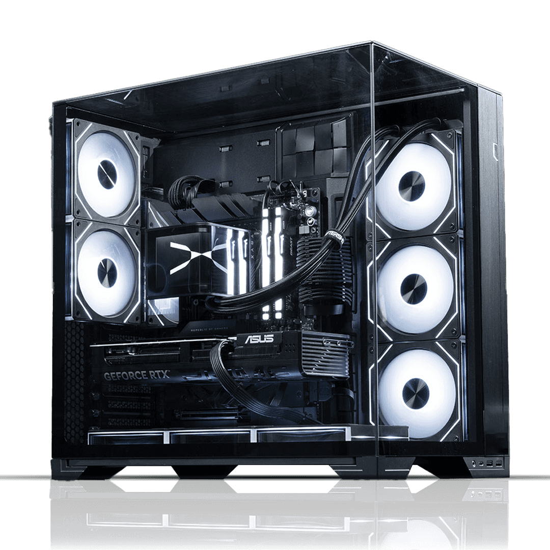 Nanotech High-End Gaming & Rendering PC: Core i9-14900K, RTX 5080 16GB, 32GB DDR5, 1TB NVMe with 6.5" Curved 2K Liquid Cooler, 1000W - thumbnail 1