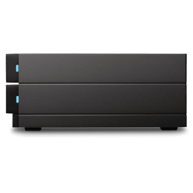Lacie LaCie 2big Dock 28TB External RAID Desktop Storage, speeds of up to 550MB/s, Thunderbolt 3, USB4, SD/CFexpress Slots, IronWolf Pro Drives, Win, macOS systems, and iPad USB-C | STLG28000400 - thumbnail 3