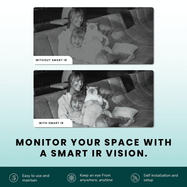 AWPRO Promage Connect PC-I232-WL 3MP WiFi Indoor PTZ Camera, 355° Pan/Tilt, Motion Tracking, Tuya Smart, Two-Way Audio | AWP012498 - thumbnail 2