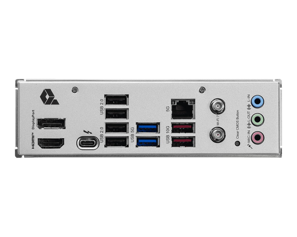 MSI PRO B860-P WIFI LGA 1851 ATX Motherboard, 4x DDR5  DDR5 8800+ MT/s (OC), Thunderbolt 4 port, 5G LAN with Intel Wi-Fi 7 |  911-7E41-001 thumbnail 5