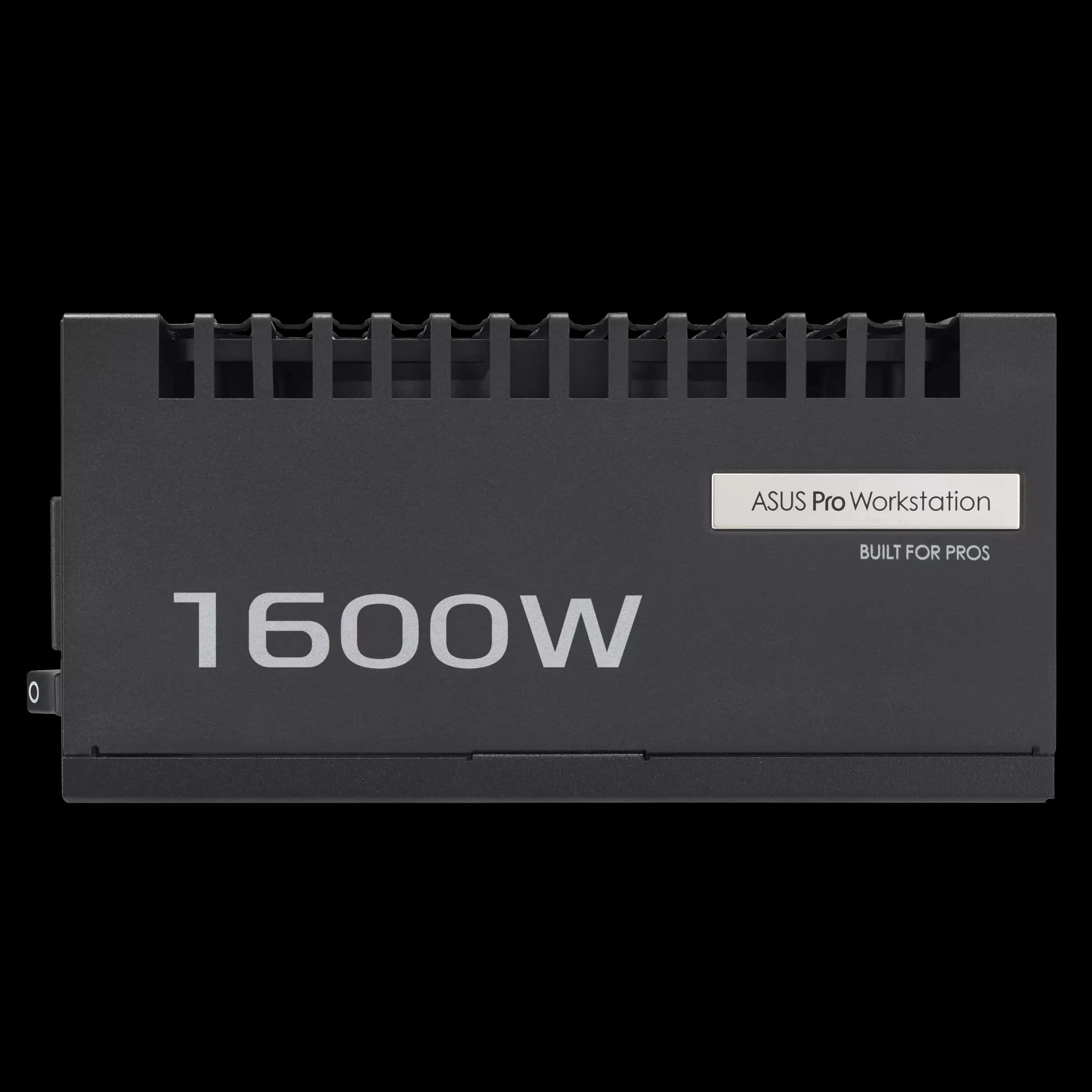 ASUS Pro WS 1600W Platinum Power Supply (PSU), ATX 3.1 Compatible, PCIe 5.1 Ready, Heavy-duty PSU, 80 PLUS Platinum certified, Dual-ball fan bearings | 90YE00Z2-B0NA00 thumbnail 10