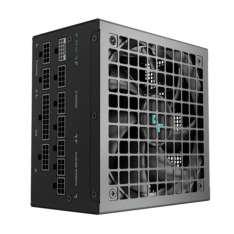 DEEPCOOL DeepCool PN1200M 1200W Power Supply (PSU), 80 Plus Gold, ATX 3.1 & PCIe 5.1 Ready, 12V-2x6 Connector, FDB Fan | R-PNC000M-FC0B-JGUK - thumbnail 5