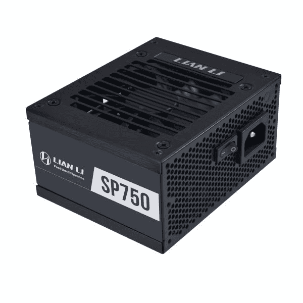 Lian li SP750 V2 Fully Modular SFX Power Supply, ATX 3.1 & PCIe 5.0 Ready, Compact 125×100×63.5 mm, 80 Plus Gold, 92mm FDB fan with ZERO RPM | G9P.SP0750G.B000.UK thumbnail 1
