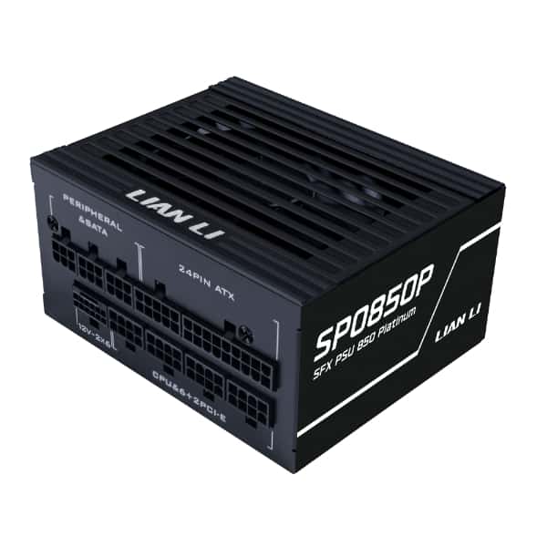 LIAN LI SP850P 850W SFX Power Supply, 80 PLUS PLATINUM, ATX 3.1 Ready, 12V-2x6 600W Cable, Full Modular, Black | G9P.SP0850P.B000.US thumbnail 4