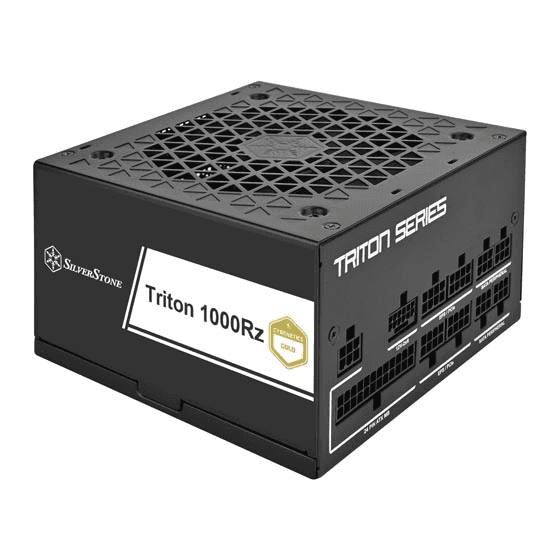 Silverstone SilverStone Triton 1000Rz 1000W Cybenetics Gold Fully Modular Power Supply (PSU), ATX 3.1 & PCIe 5.1 Ready, 12V-2x6 Connector, Full Japanese Capacitors | SST-TR1000R-GM - thumbnail 7