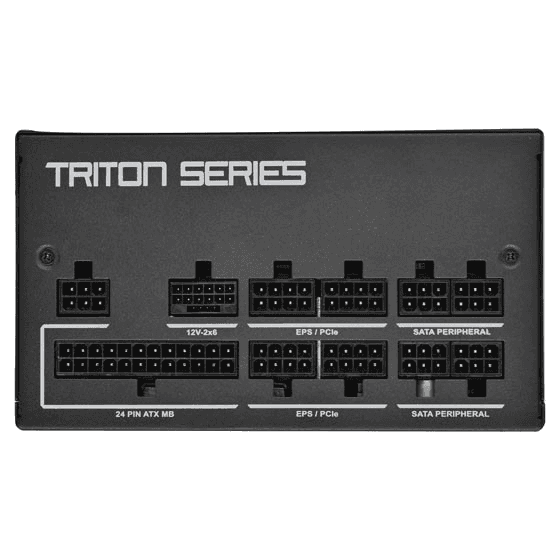 Silverstone SilverStone Triton 1000Rz 1000W Cybenetics Gold Fully Modular Power Supply (PSU), ATX 3.1 & PCIe 5.1 Ready, 12V-2x6 Connector, Full Japanese Capacitors | SST-TR1000R-GM - thumbnail 5