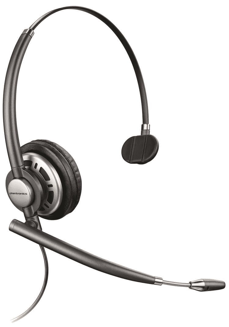 Hp Poly EncorePro HW710 Single Ear Headset +Carry Case +Quick Disconnect, Noise cancelling Microphone  | 8R708AA(without adapter ) - thumbnail 3