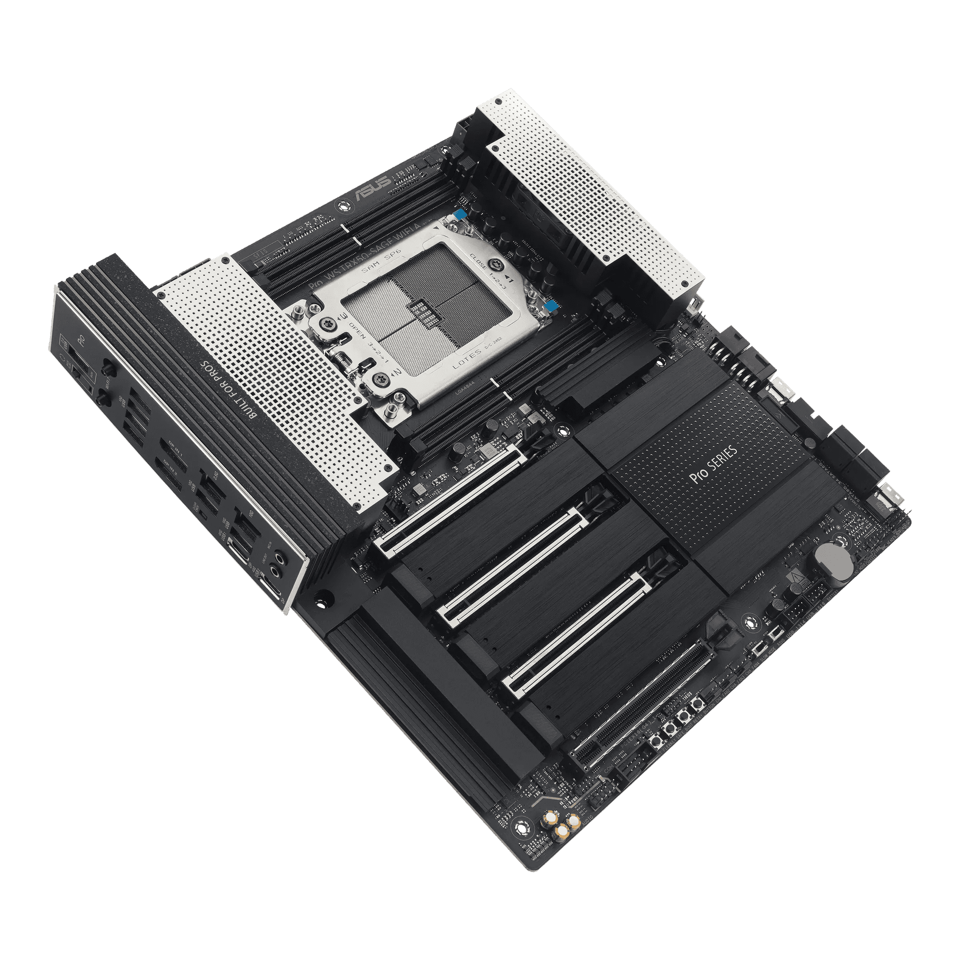 Asus ASUS Pro WS TRX50-SAGE WIFI A Workstation Motherboard, AMD sTR5, Threadripper PRO 9000/7000 Ready, PCIe 5.0, Dual LAN (10G & 2.5G), Wi-Fi 7,  CEB 12 inch x 11 inch (30.5 cm x 28.0 cm) | 90MB1LE0-M0EAY0 - thumbnail 4