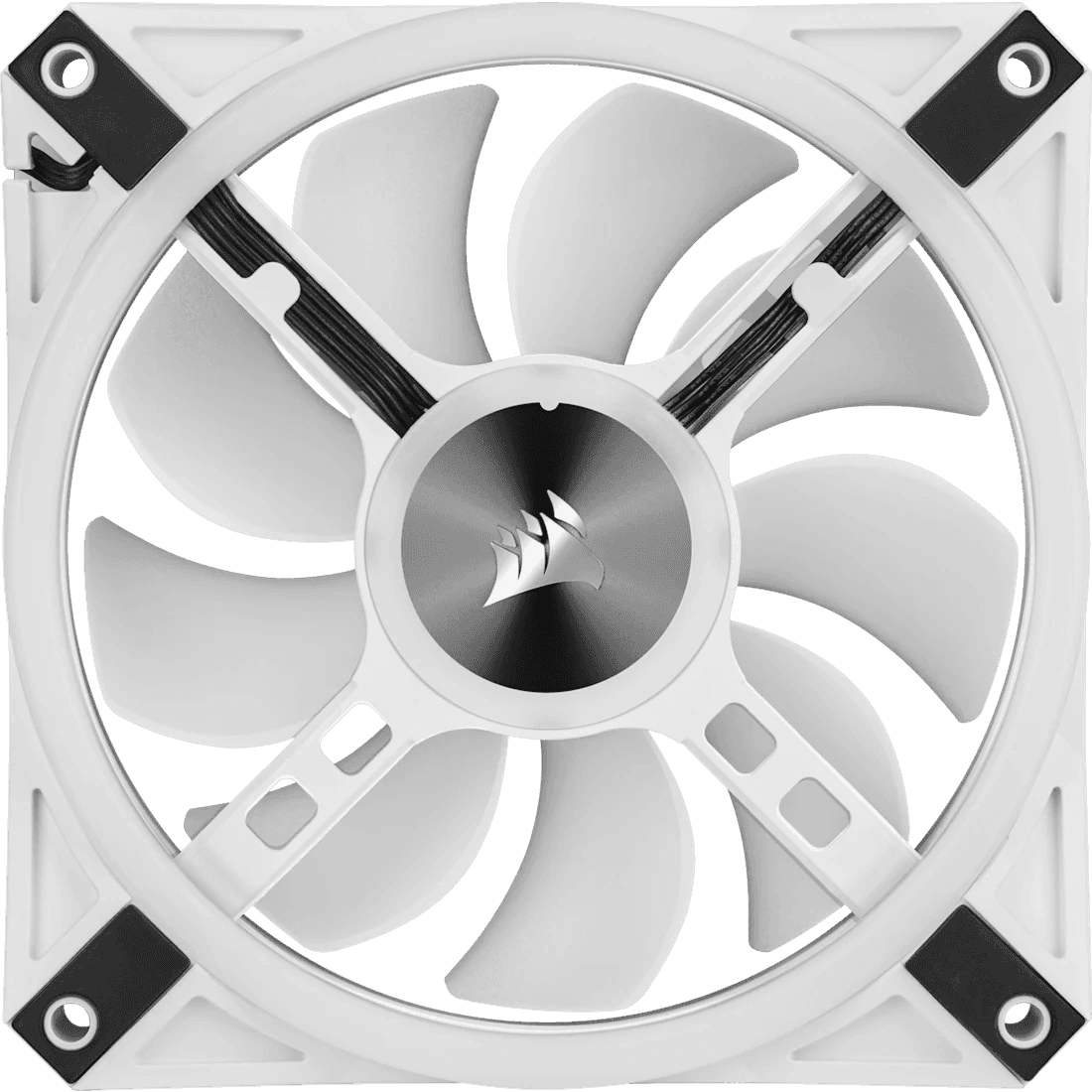Corsair Corsair iCUE QL120 RGB 120mm PWM Single Fan, 102 Individual RGB LEDs, 1500 RPM, White | CO-9050103-WW - thumbnail 6