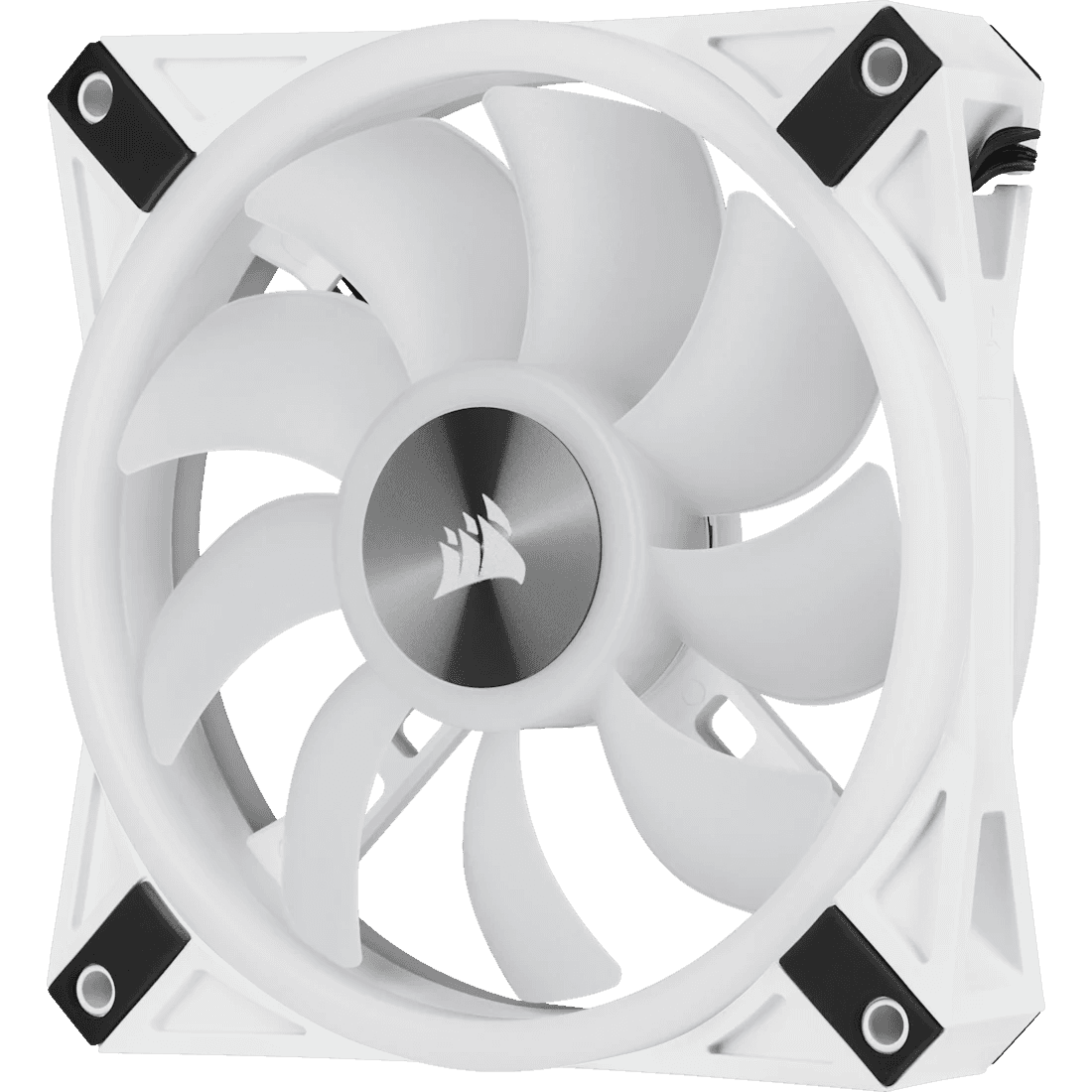 Corsair Corsair iCUE QL120 RGB 120mm PWM Single Fan, 102 Individual RGB LEDs, 1500 RPM, White | CO-9050103-WW - thumbnail 5