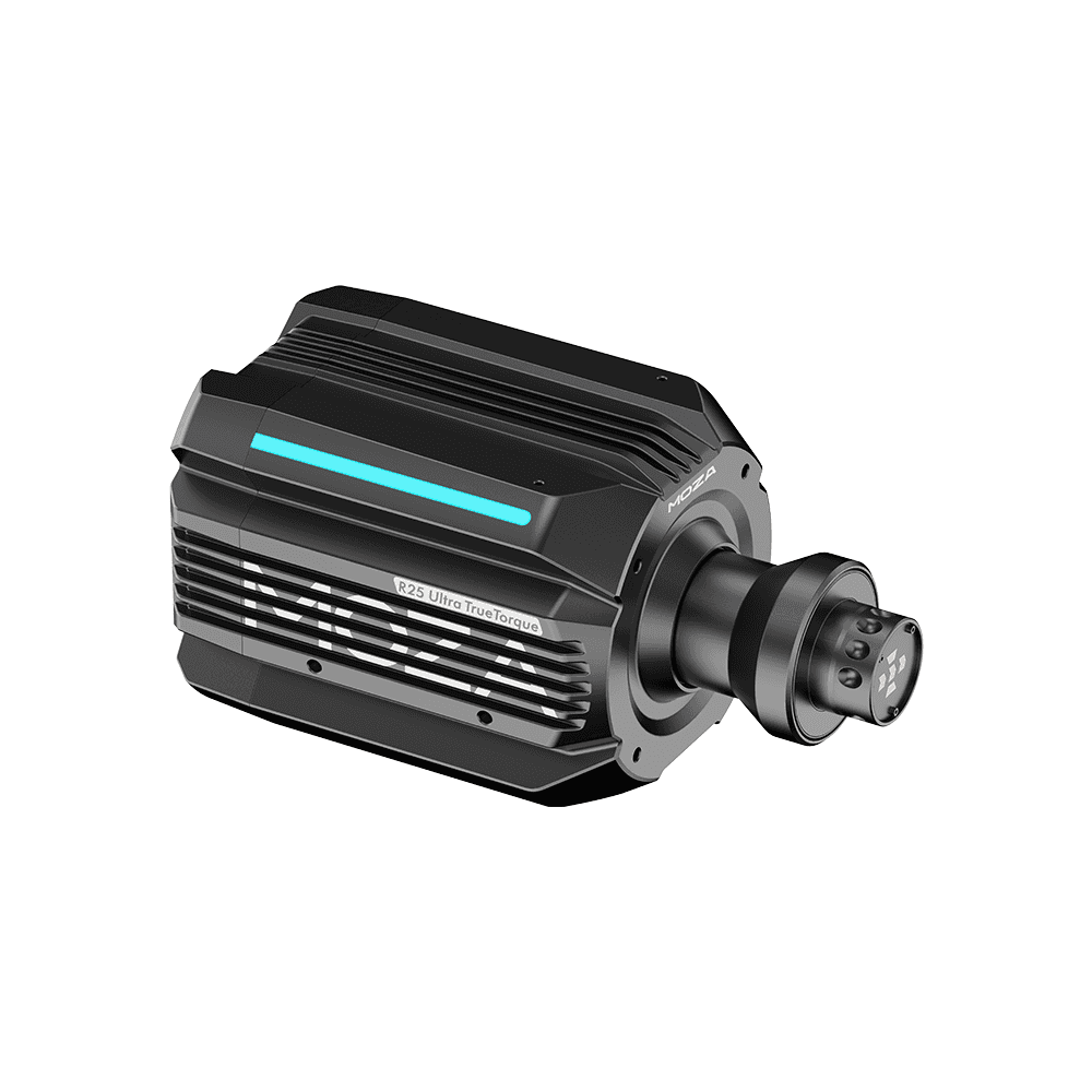 MOZA MOZA R25 Ultra True Torque Direct Drive Wheel Base, 25 N·m Peak Torque, 21-bit Magnetic Encoder, PC Sim Racing Base, Dual RGB Light Strips | RS091 - thumbnail 4
