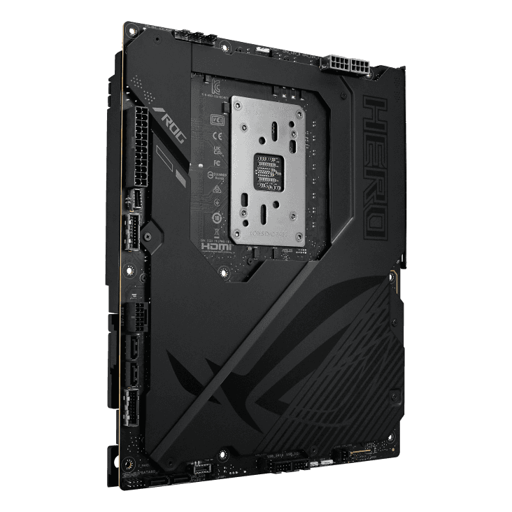 ASUS ROG CROSSHAIR X870E HERO BTF AM5 Motherboard, Hidden-connector Design, Graphics Card High-power Slot Delivering up to 600W, 3x M.2 slots, PCIe 5.0 x16 slots, DDR5 Max. 256GB, NitroPath DRAM Technology, AEMP, WIFI 7, USB4,  Overclocking,  AI Cooling II |  90MB1MX0-M0EAY thumbnail 10