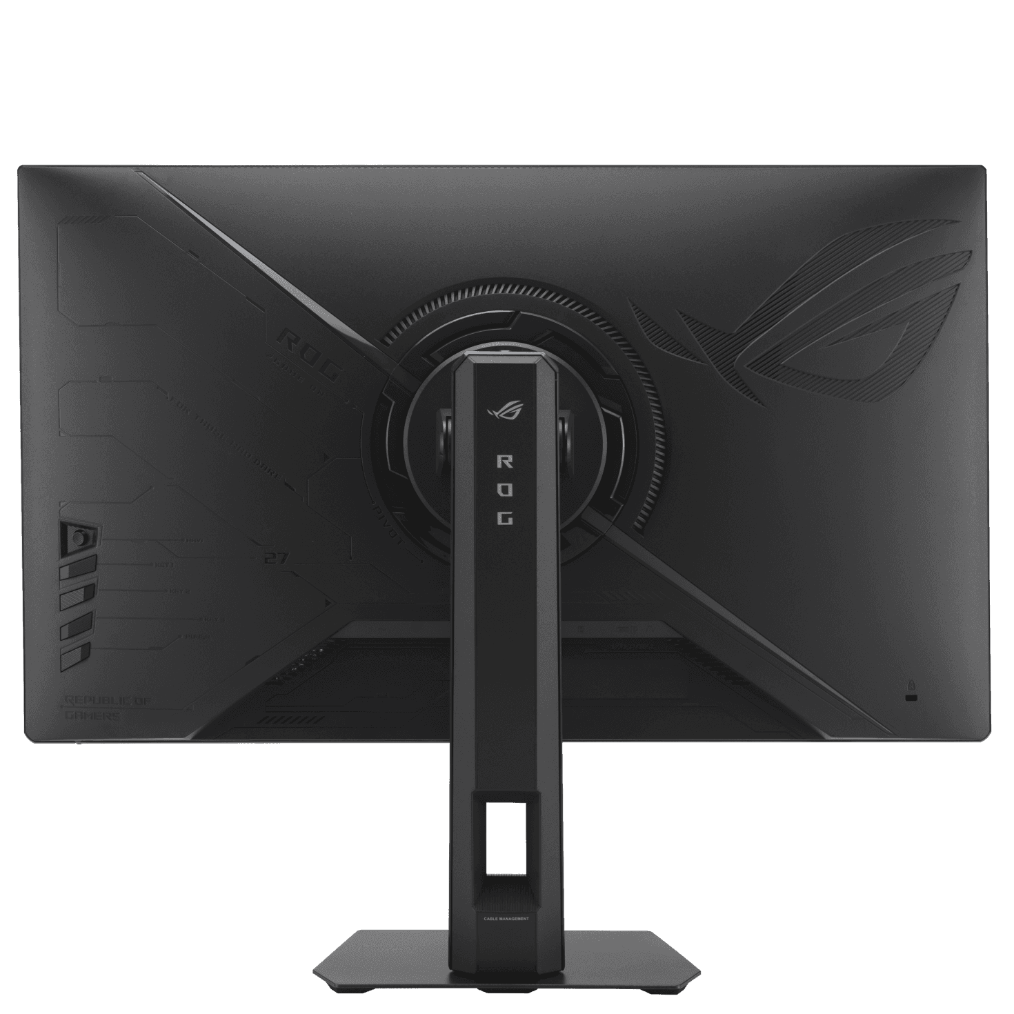 Asus ASUS ROG Strix XG27ACMES 27-inch Gaming Monitor, QHD (2560x1440), 255Hz OC (Above 144Hz), 0.3ms (min.), Fast IPS, Extreme Low Motion Blur Sync, USB Type-C, G-Sync compatible, DisplayWidget Center, tripod socket, HDR, Gaming AI, HDMI 2.1 | 90LM0C90-B01171 - thumbnail 7