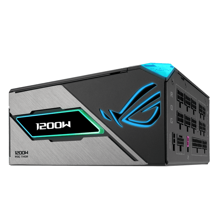 ASUS ROG Thor 1200W Platinum III  ATX 3.1 Power Supply,  80Plus Platinum, Active PFC, Black |  90YE00V2-B0NA00 thumbnail 4