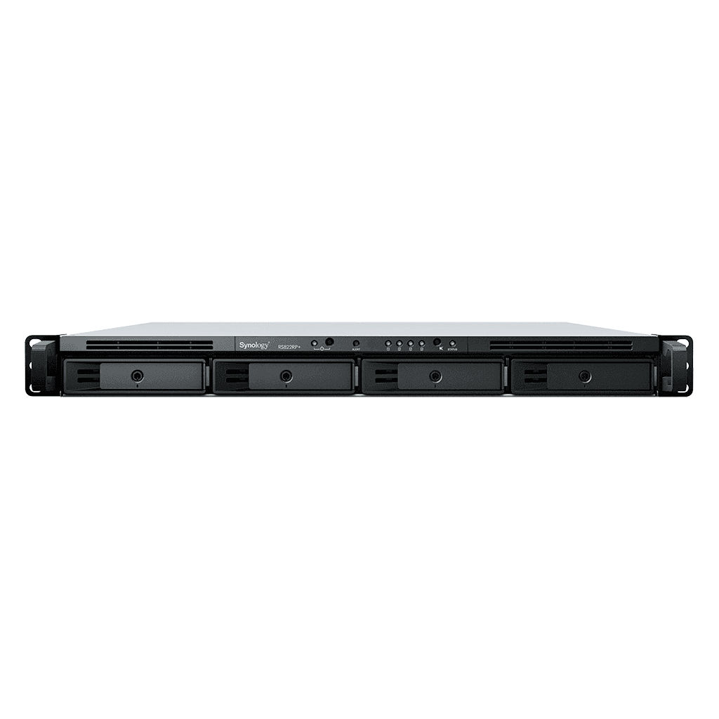 Synology RackStation RS822+ 4-Bay NAS Enclosure, AMD Ryzen V1500B Quad-Core 2.2GHz, 2GB DDR4 RAM, Diskless, 4 x Gigabit ETH, PCIe Gen 3.0, 4 x 3.5/2.5" SATA Drive Bays, Single PSU, Black | RS822+ thumbnail 5