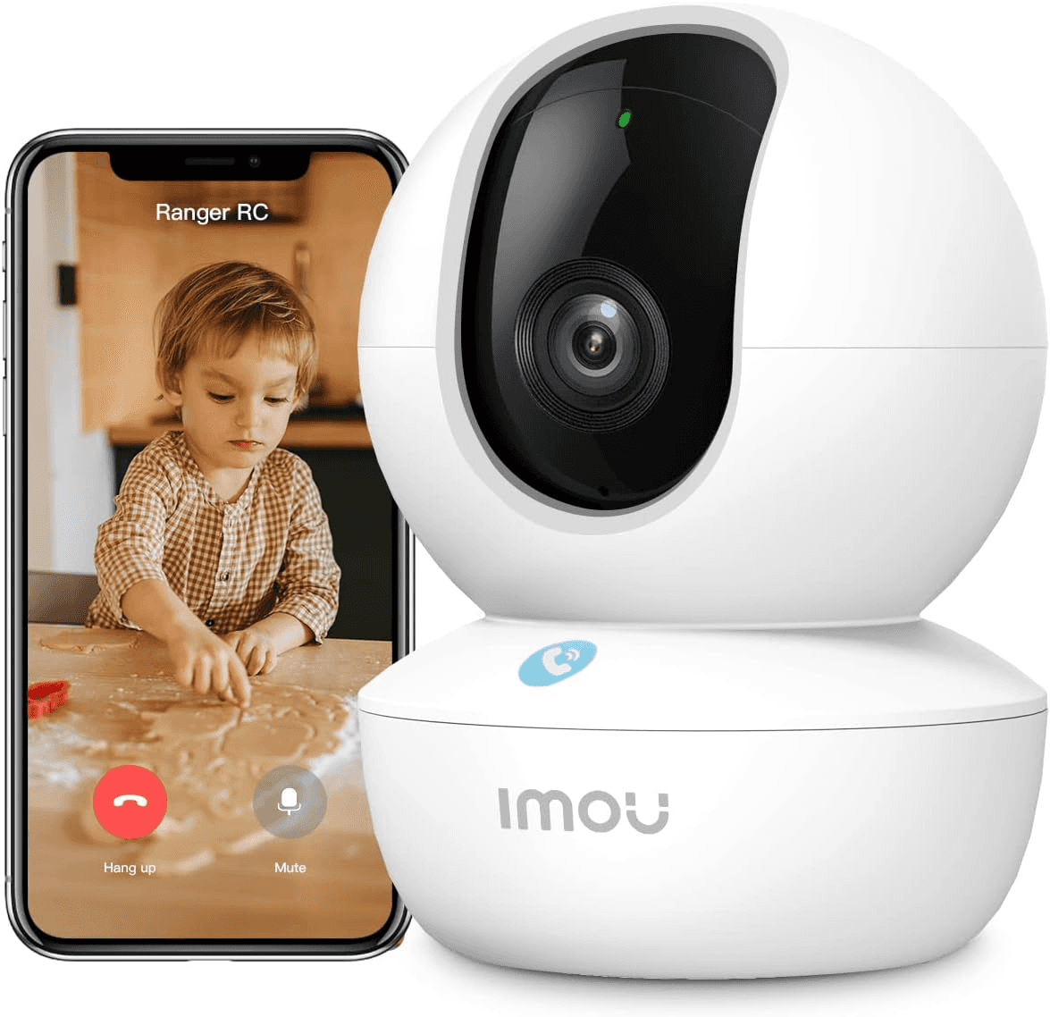 IMOU IMOU IPC-GK2CP-4C1WR Ranger RC 4MP Smart Indoor Security Camera, 3K UHD, Pan & Tilt, One-Touch Call, AI Human Detection, Privacy Shield - thumbnail 1