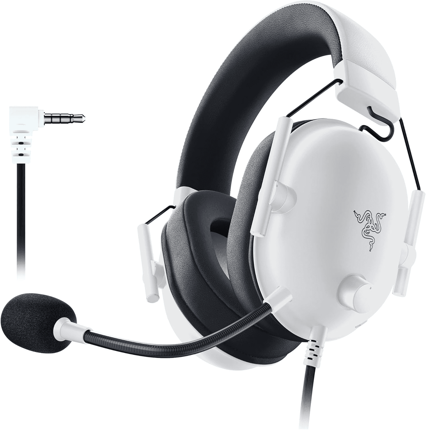 RAZER Razer BlackShark V2 X Special White Edition Gaming Headset, 7.1 Surround Sound, Triforce 50mm Drivers, HyperClear Cardioid Mic, PC, PS5, Xbox, Switch | RZ04-03241700-R3M1 - thumbnail 3