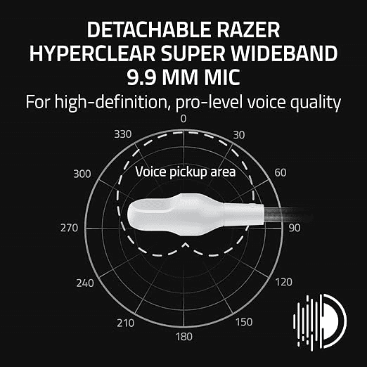RAZER Razer BlackShark V3 White Wireless Gaming Headset: 2.4GHz Ultra-Low Latency HyperSpeed, TriForce 50mm Titanium Drivers, HyperClear Super Wideband Mic, 70-Hour Battery | RZ04-05410400-R3M1 - thumbnail 3