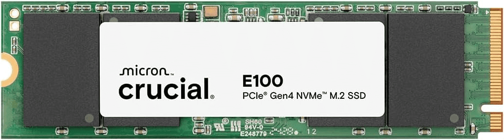 Crucial Crucial E100 1TB M.2 NVMe PCIe Gen4 Internal SSD, Up to 5,000MB/s, Laptop & Desktop Compatible | CT1000E100SSD8 - thumbnail 1
