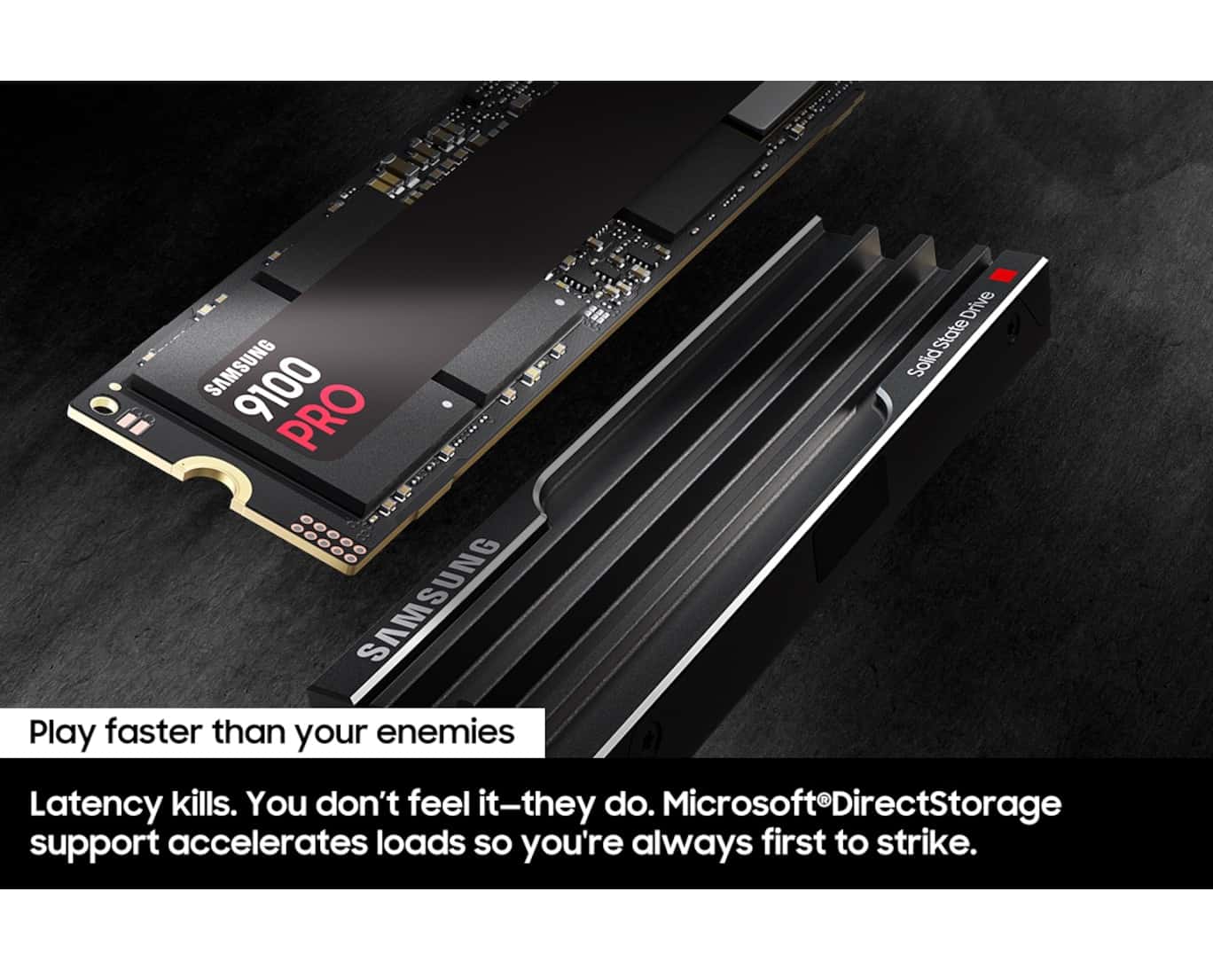 SAMSUNG Samsung 9100 PRO 8TB NVMe M.2 SSD, PCIe 5.0 x4, Up to 14,800 MB/s, NVMe 2.0, 8GB LPDDR4X Cache, 4,800 TBW, Black | MZ-VAP8T0BW - thumbnail 7