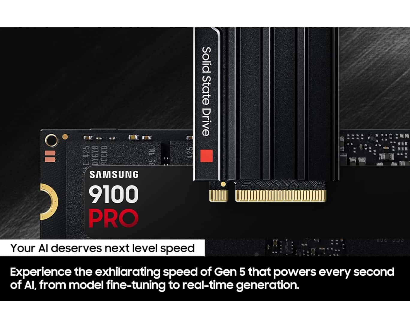 SAMSUNG Samsung 9100 PRO 8TB NVMe M.2 SSD, PCIe 5.0 x4, Up to 14,800 MB/s, NVMe 2.0, 8GB LPDDR4X Cache, 4,800 TBW, Black | MZ-VAP8T0BW - thumbnail 9