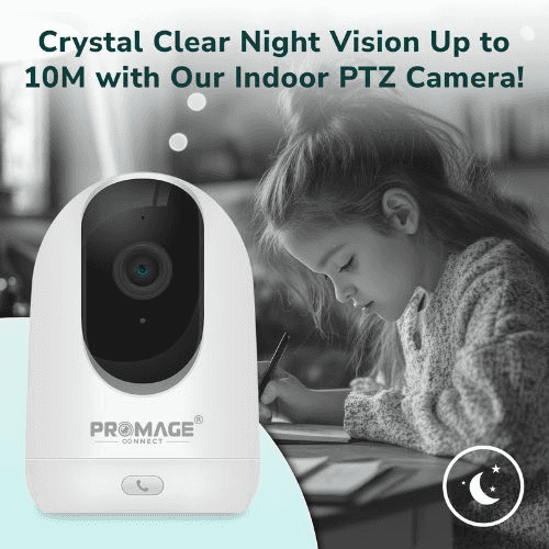 AWPRO Promage Connect Speed 20Q 3MP WiFi Indoor PTZ Camera, 355° Pan/Tilt, 2K Resolution, Tuya Smart, Two-Way Audio | AWP013382 - thumbnail 2