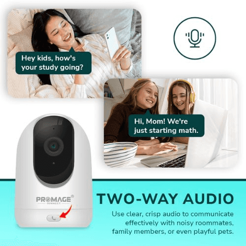 AWPRO Promage Connect Speed 20Q 3MP WiFi Indoor PTZ Camera, 355° Pan/Tilt, 2K Resolution, Tuya Smart, Two-Way Audio | AWP013382 - thumbnail 4