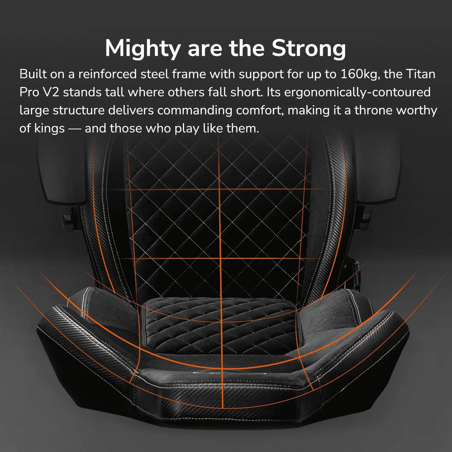 Cougar Cougar TITAN PRO V2 Gold XL Gaming Chair, XL Throne Design, 160kg Capacity, LiftBack Lumbar Support, 4D Armrests | 3MT2FGLB.0001 - thumbnail 9