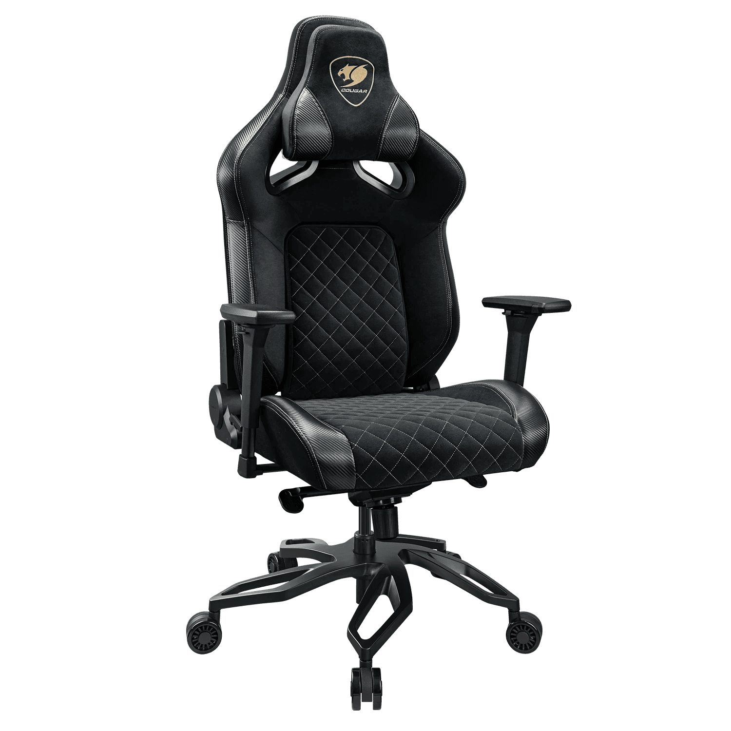 Cougar Cougar TITAN PRO V2 Gold XL Gaming Chair, XL Throne Design, 160kg Capacity, LiftBack Lumbar Support, 4D Armrests | 3MT2FGLB.0001 - thumbnail 5