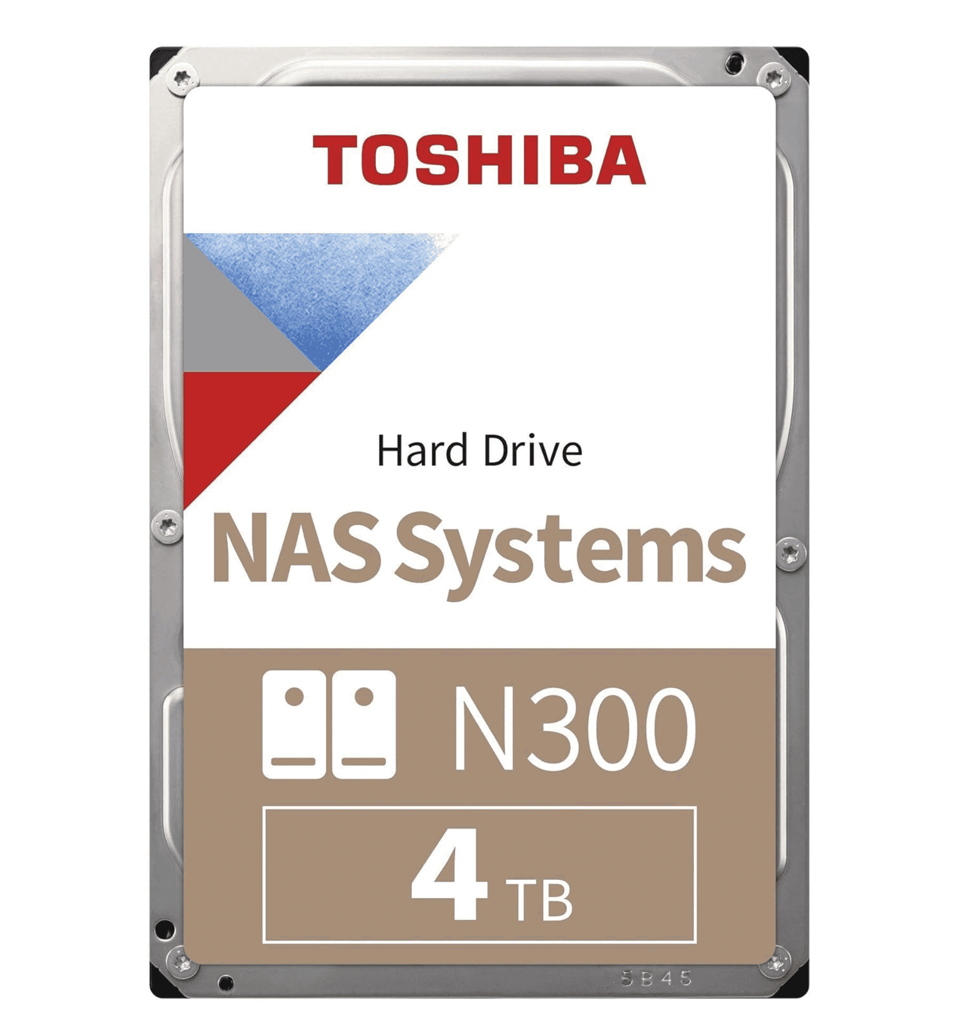 Toshiba Toshiba N300 4TB NAS Internal Hard Drive, 3.5-Inch SATA 6Gb/s, 7200 RPM, 256MB Cache, 512MB Cache, CMR Tech | HDWG740EZSTC - thumbnail 1