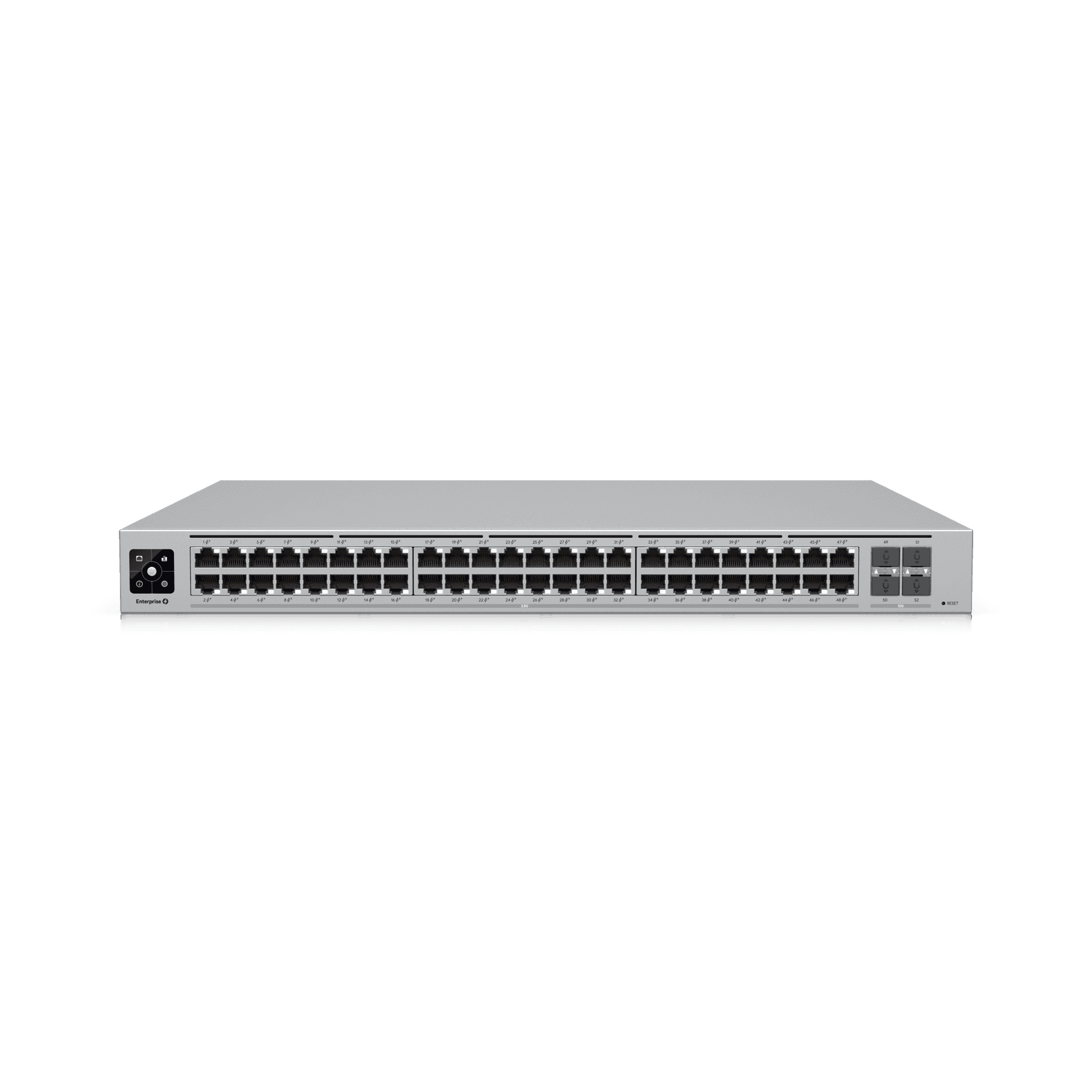 Ubiquiti UniFi USW-Enterprise-48-PoE (Vintage) Switch, 48-Port 2.5 GbE PoE+, 4x 10G SFP+ Uplinks, Layer 3 Managed, 720W Budget | USW-Enterprise-48-PoE-EU - thumbnail 1