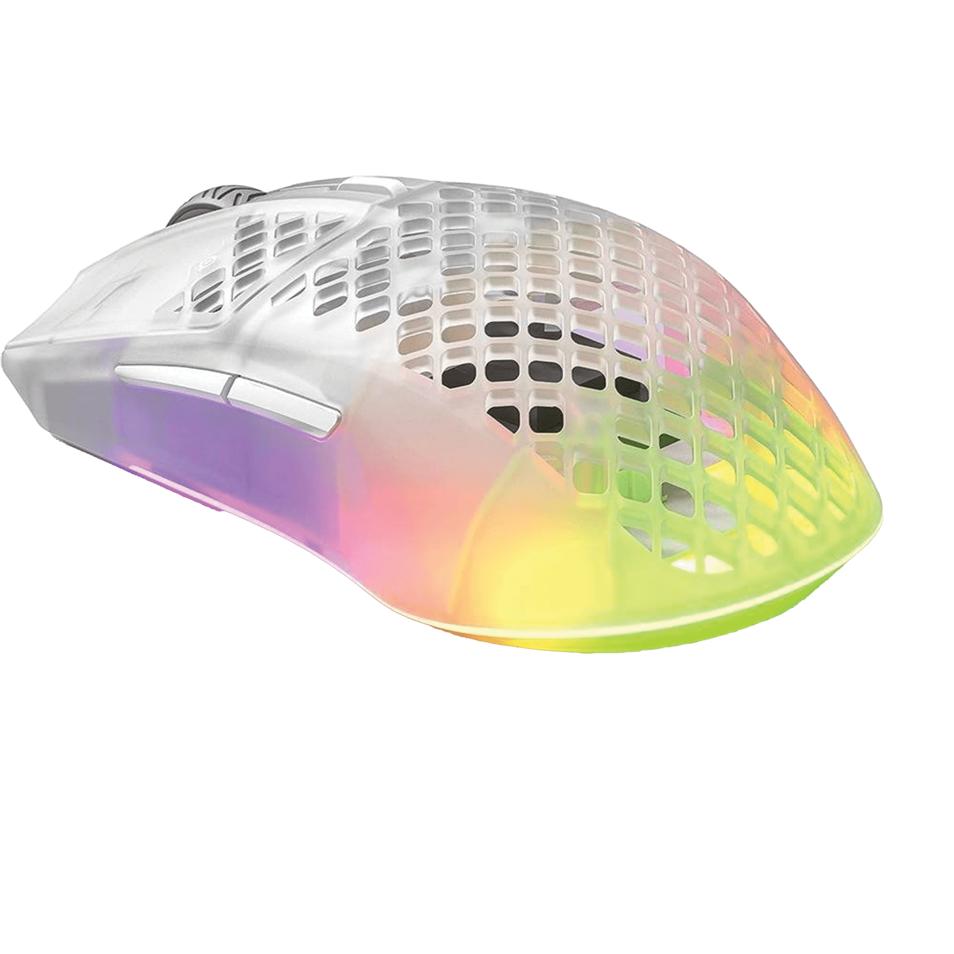 Steel Series SteelSeries Aerox 3 Wireless Snow Edition, Ultra-Lightweight 68g Gaming Mouse, IP54 AquaBarrier, 200-Hour Battery, & Quantum 2.0 Wireless, White | 62608 - Type: GHOST
