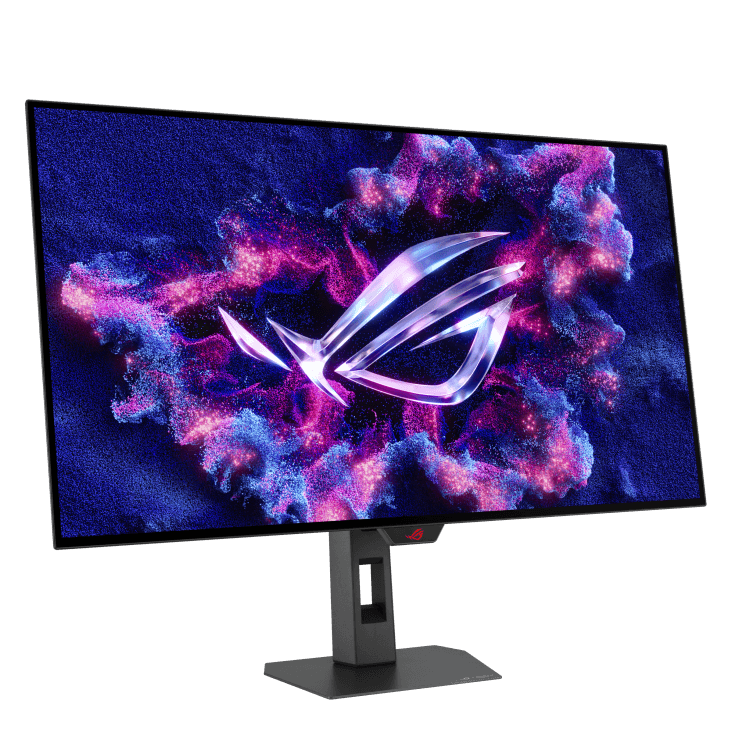 ASUS ROG ROG Strix OLED XG32UCWMG 32-inch Gaming monitor, 4K TrueBlack Glossy OLED, dual mode (4K@240Hz, FHD@480Hz), 0.03ms (GTG), G-SYNC® compatible, custom heatsink, OLED Care Pro, Neo Proximity Sensor, VESA DisplayHDR™ 400 True Black, Auto KVM, USB Type-C (asus uae model 3year warranty) thumbnail 3