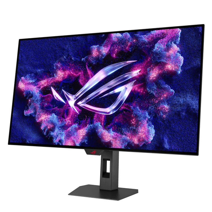 ASUS ROG ROG Strix OLED XG32UCWMG 32-inch Gaming monitor, 4K TrueBlack Glossy OLED, dual mode (4K@240Hz, FHD@480Hz), 0.03ms (GTG), G-SYNC® compatible, custom heatsink, OLED Care Pro, Neo Proximity Sensor, VESA DisplayHDR™ 400 True Black, Auto KVM, USB Type-C (asus uae model 3year warranty) thumbnail 2