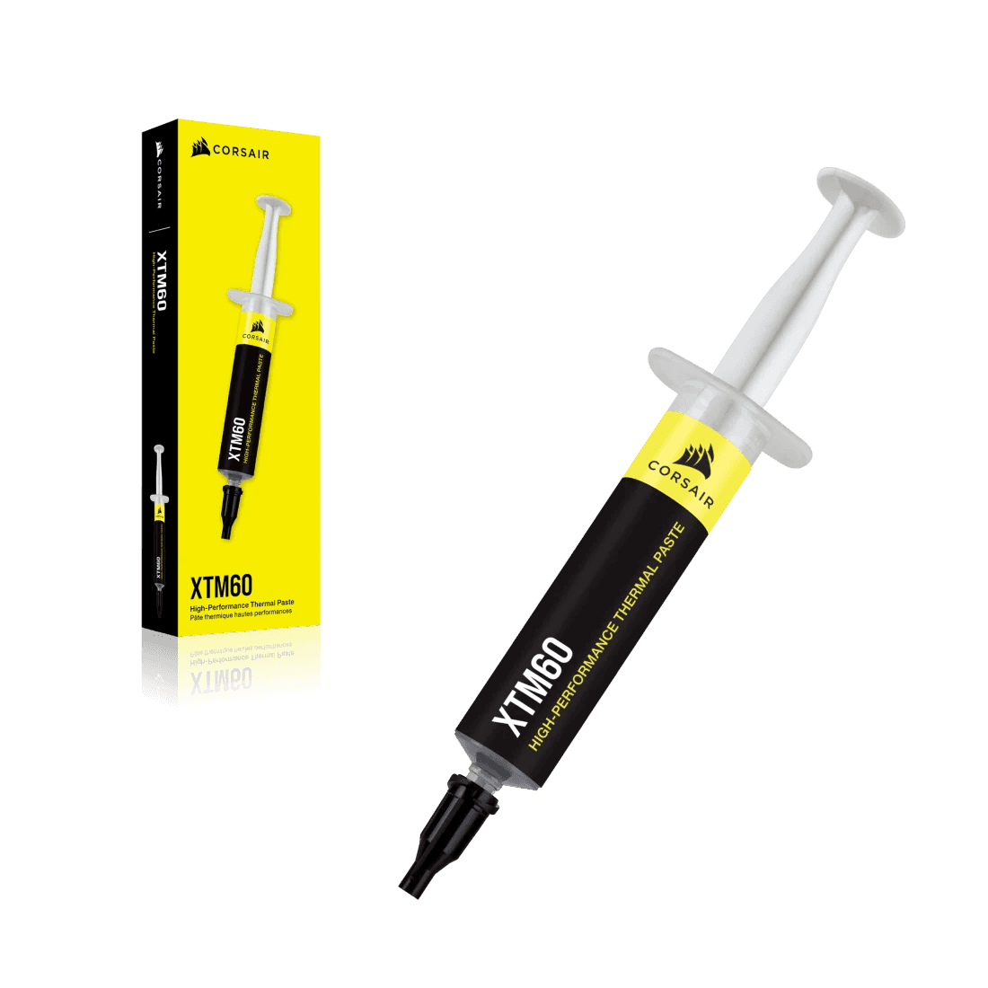 Corsair Corsair XTM60 High-Performance Thermal Paste Kit, Low Thermal Impedance, Zinc Oxide Based | CT-9010015-WW - thumbnail 4