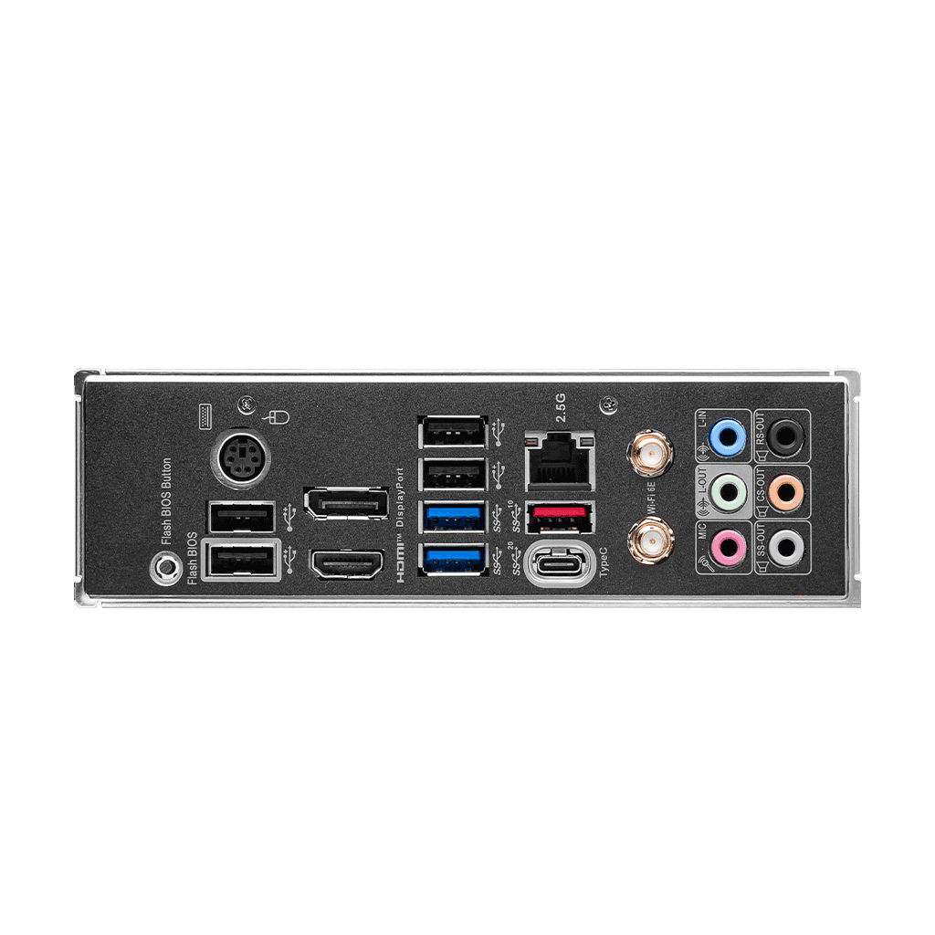 MSI MSI Z790 GAMING PLUS WIFI ATX Intel Motherboard, LGA 1700, Support Intel Core 14th/ 13th/ 12th Gen, DDR5 Memory, up to 7200+(OC) MHz, PCIe 5.0 slot, Lightning Gen 4 x4 M.2 with M.2 Shield Frozr, USB 3.2 Gen 2x2 20G, Wi-Fi 6E, 2.5Gbps LAN | 911-7E06-061 - thumbnail 5
