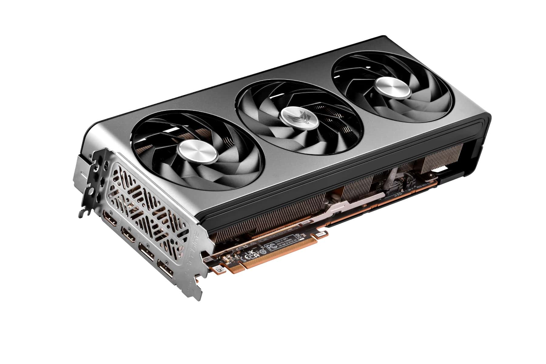 Sapphire SAPPHIRE NITRO+ AMD Radeon RX 7800 XT OC Gaming Graphics Card, 16GB DDR6 256 bit Memory, Vulkan Optimized, 2565 Boost Clock, 19.5 Gbps Memory Speed, AMD RDNA 3, PCIE 4.0, 2x HDMI 2x DisplayPort | 11330-01-20G - thumbnail 6