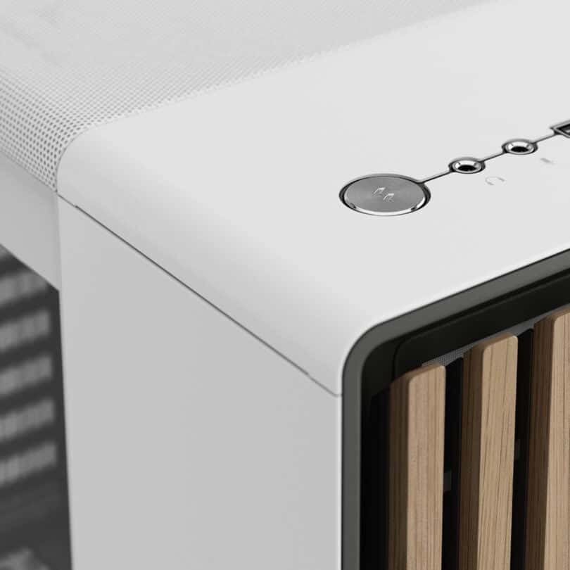 Fractal Design Fractal Design North Chalk White TG Clear Tint Gaming Case, Temp Glass Side Panel, Support Up to 360mm Radiator &amp; 6x120mm Fans, 2 x 2.5/3.5" Drive Bays, USB-C 3.1 Gen 2, 2 x USB-A 3.1 | FD-C-NOR1C-04 - thumbnail 5