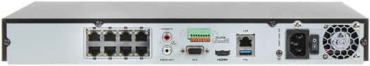 HIKVISION Hikvision DS-7608NI-Q2/8P 8 CHANNEL  POE NVR   8 PoE 4K NVR, Up to 8-ch IP camera, Up to 80 Mbps, H.265+, Up to 1-ch @ 8MP, 1U chassis,  48V | DS-7608NI-Q2/8P - thumbnail 2