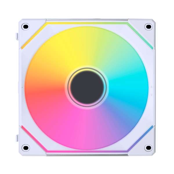 LIAN LI LIAN LI SL-INF 120 White Single Case Fan, 1 ?? 4-PIN PWM + 3-PIN ARGB, Fluid Dynamic Bearing (FDB) | UF-SLIN120-1W WHITE - thumbnail 1