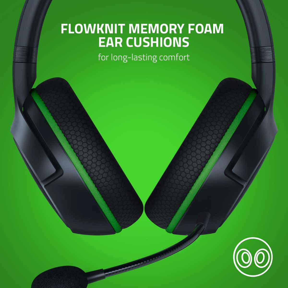 RAZER Razer Kaira Pro Wireless Gaming Headset for Xbox Series X | S: TriForce Titanium 50mm Drivers - Supercardioid Mic - Dedicated Mobile Mic - EQ and Xbox Pairing - Xbox Wireless and Bluetooth 5.0 - Black |  RZ04-03470200-R3M1 - thumbnail 4