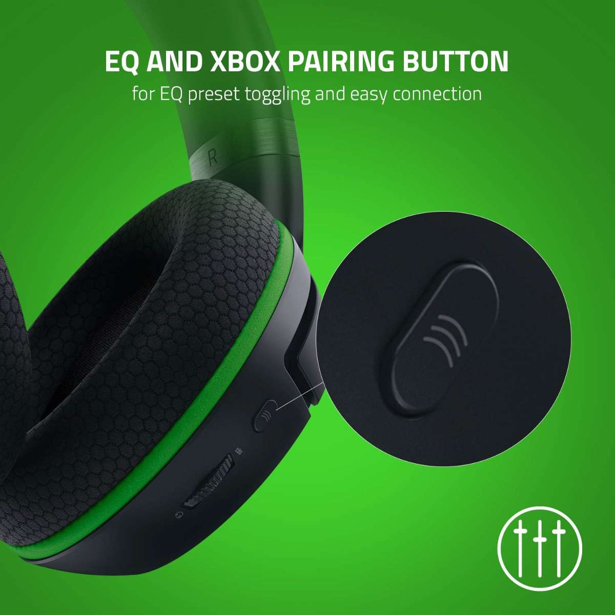 RAZER Razer Kaira Pro Wireless Gaming Headset for Xbox Series X | S: TriForce Titanium 50mm Drivers - Supercardioid Mic - Dedicated Mobile Mic - EQ and Xbox Pairing - Xbox Wireless and Bluetooth 5.0 - Black |  RZ04-03470200-R3M1 - thumbnail 5