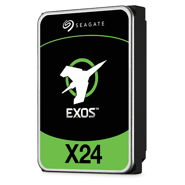Seagate Seagate Exos X24 SATA 24TB EXOS 6Gb/S 3.5" Enterprise Hard Drive, 24TB Capacity, 7200RPM  Spindle Speed, 512MB Cache, 2,500,000 Hours MTBF| ST24000NM002H - thumbnail 3
