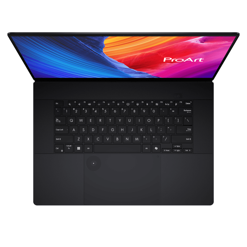 Asus ASUS ProArt H7606WX Creator Laptop, AMD Ryzen AI 9 HX 370, GeForce RTX™ 5090 24GB GDDR7, 64GB LPDDR5X, 4TB SSD (2TB+2TB), Wi-Fi 7, 16″ 4K OLED 120Hz Touch (3840×2400), Windows 11 Home, English/Arabic Keyboard, Nano Black – 90NB17E1-M001M0 - thumbnail 3